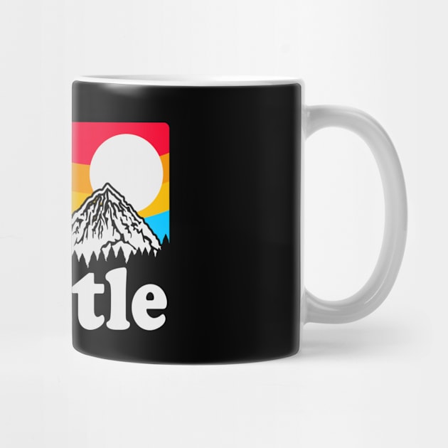 Bigfoot Sasquatch Retro Seattle Gifts by The WYLD Tribe